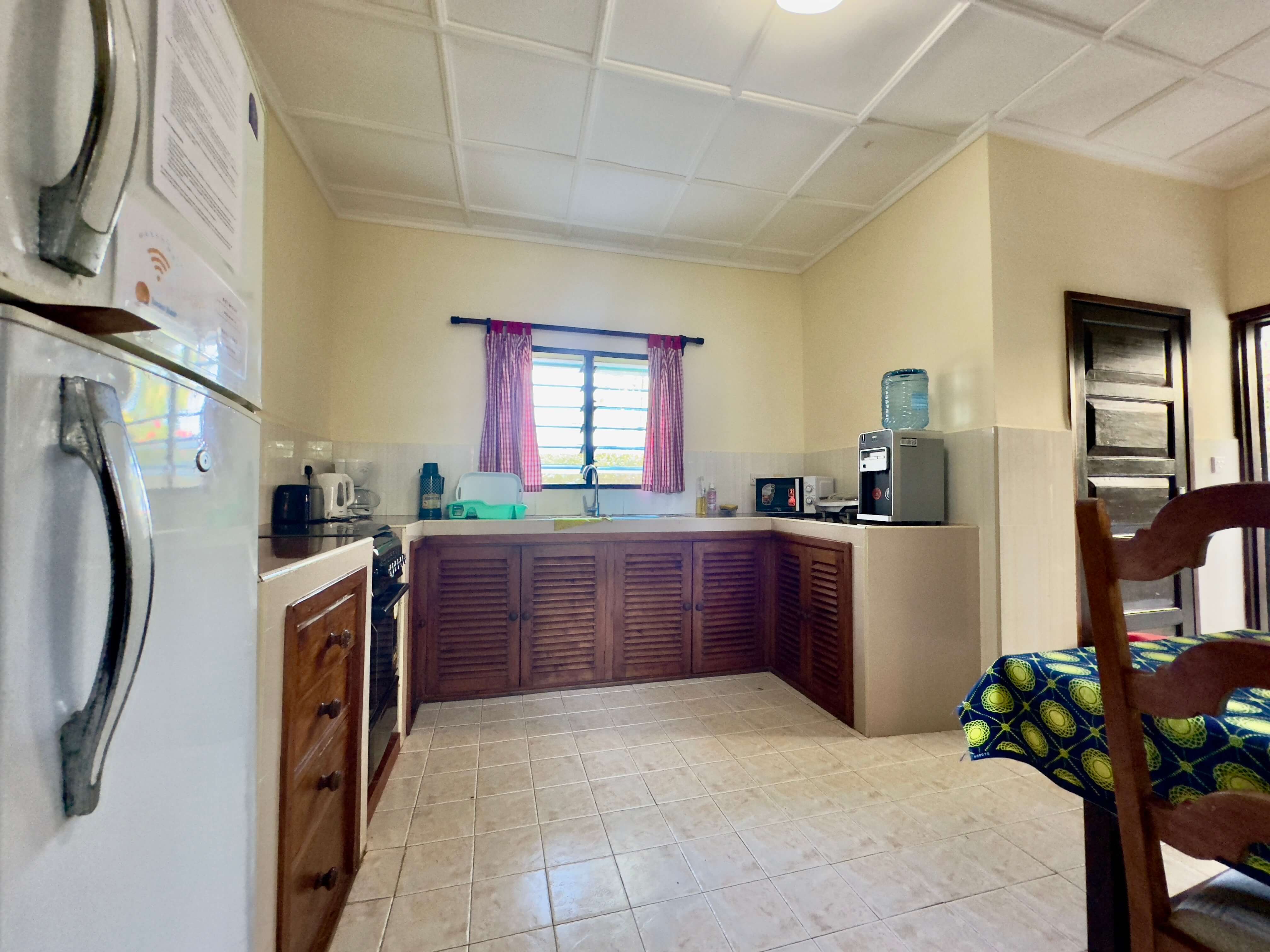 Fully equipped kitchen at Banana Villas