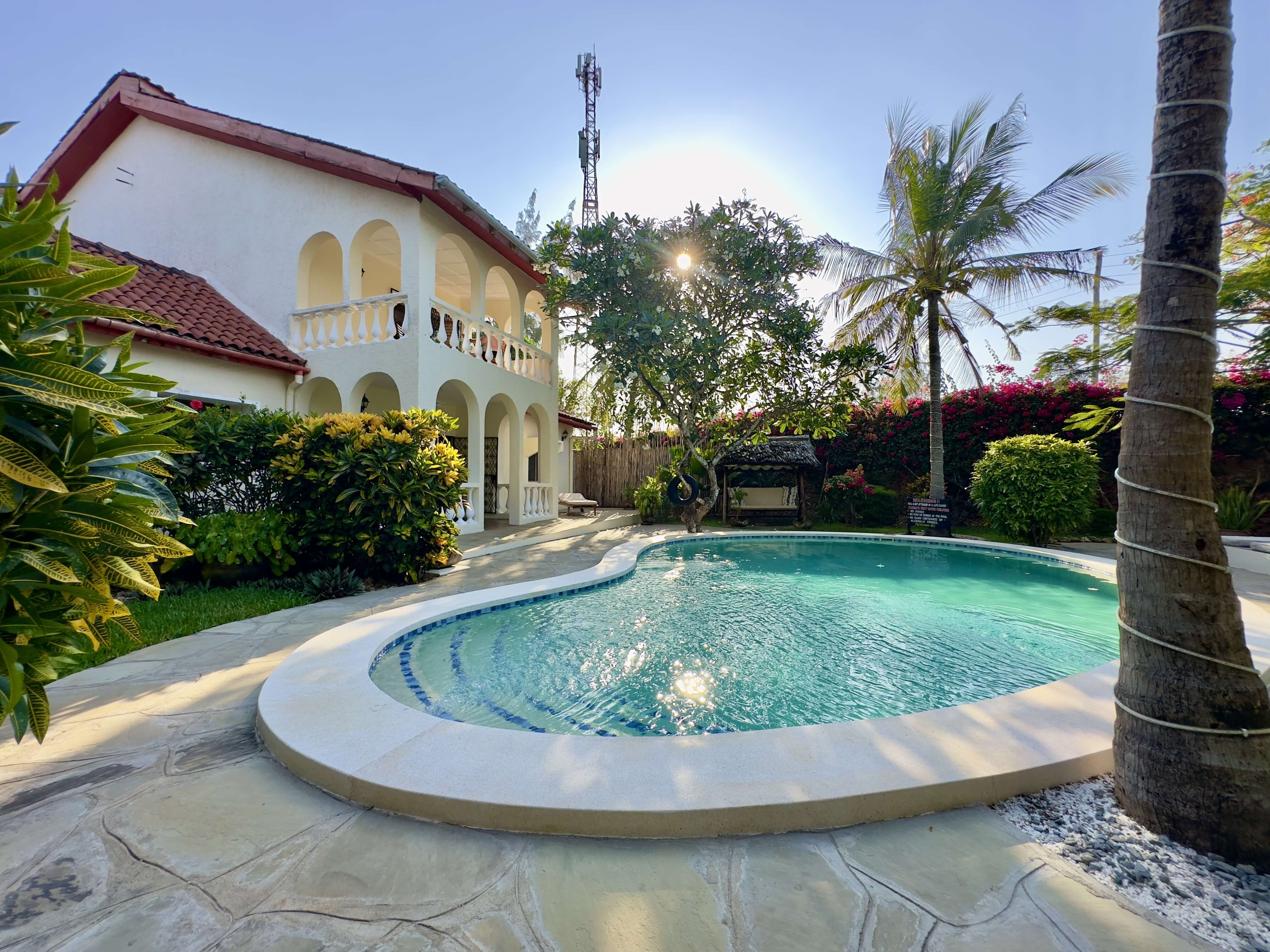 Villa outdoor area and gardens