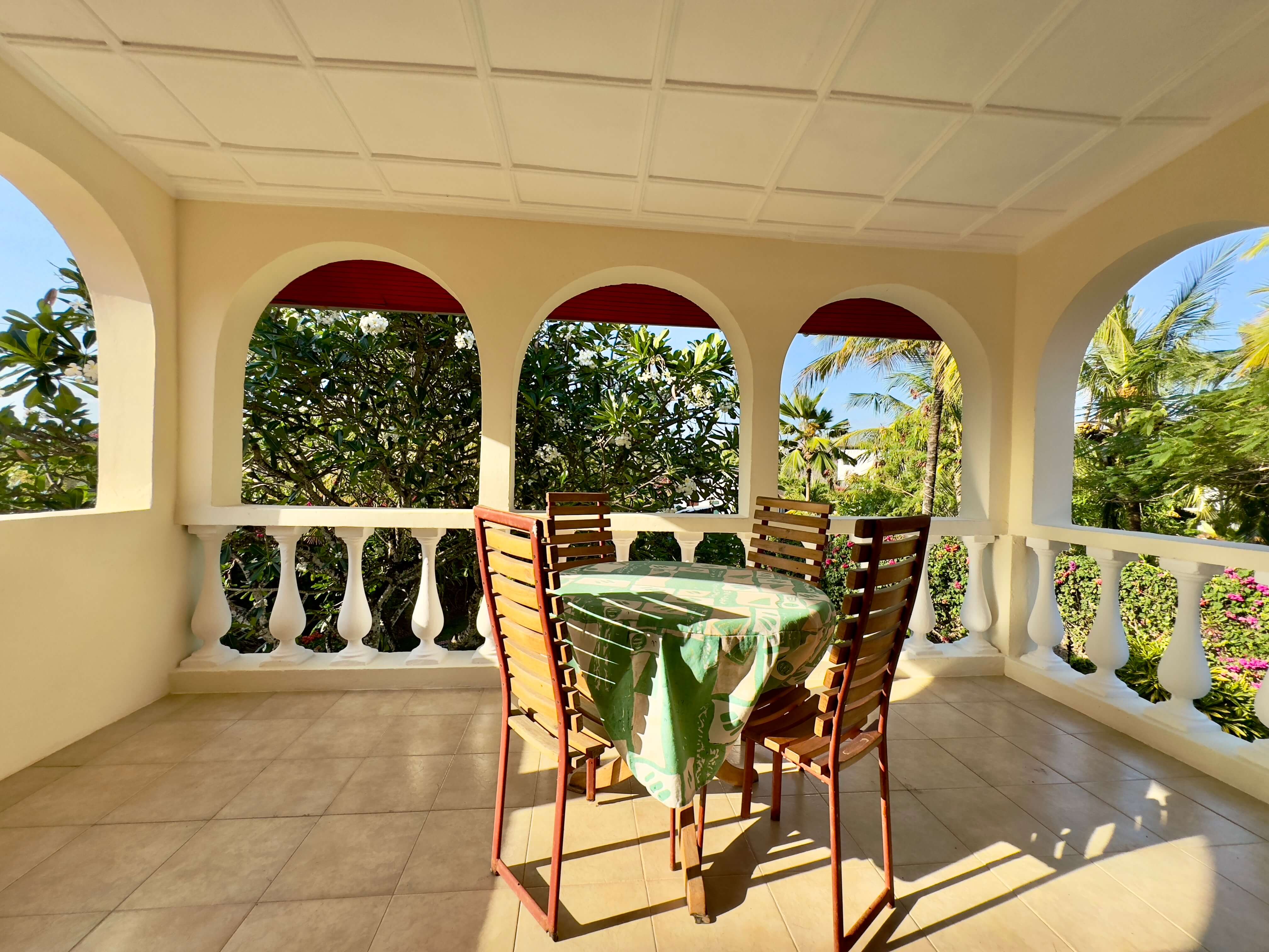 Villa bathroom and amenities