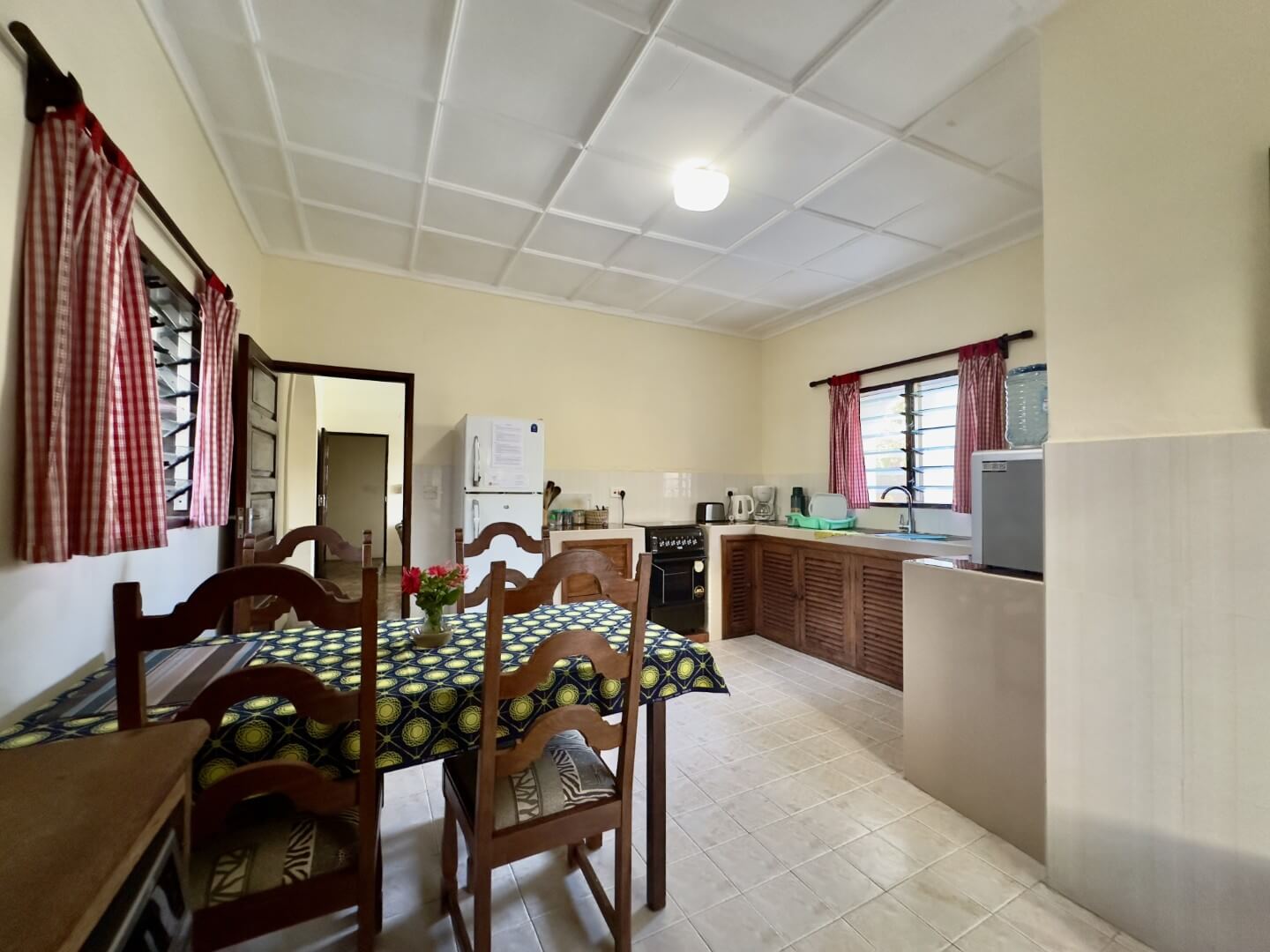 Interior living space at Banana Villas